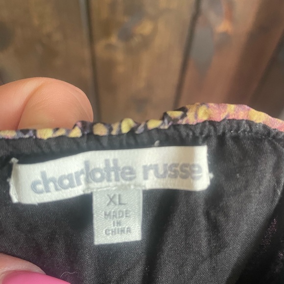 Charlotte Russe Pink and Purple Spaghetti Strap Sundress - Picture 3 of 3